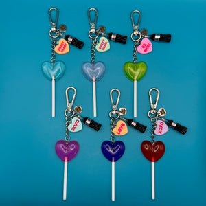 Galentine's Diet Coke Lollipop Silver - vintage bag charm packs nostalgia vintage y2k vintage keychain vintage charms for bag nostalgia vintage keychains y2k collectible - Bag Crap