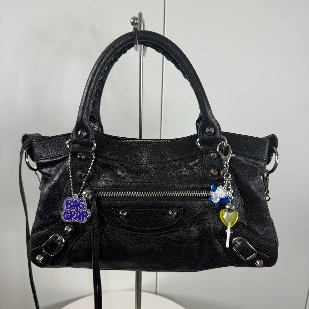 VINTAGE MINI HELLO KITTY CUPID TRINKET BAG CHARM