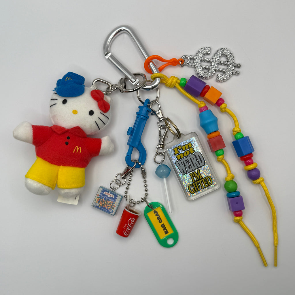 1:1 Vintage Y2K McDonald’s Hello Kitty Plush Bag Charm Pack
