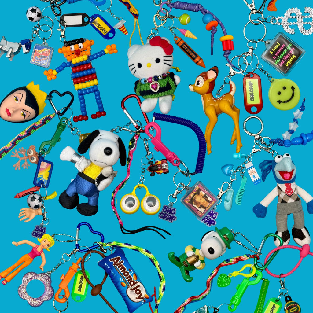 Blind Box: Styled Vintage Bag Charm Keychain Packs I
