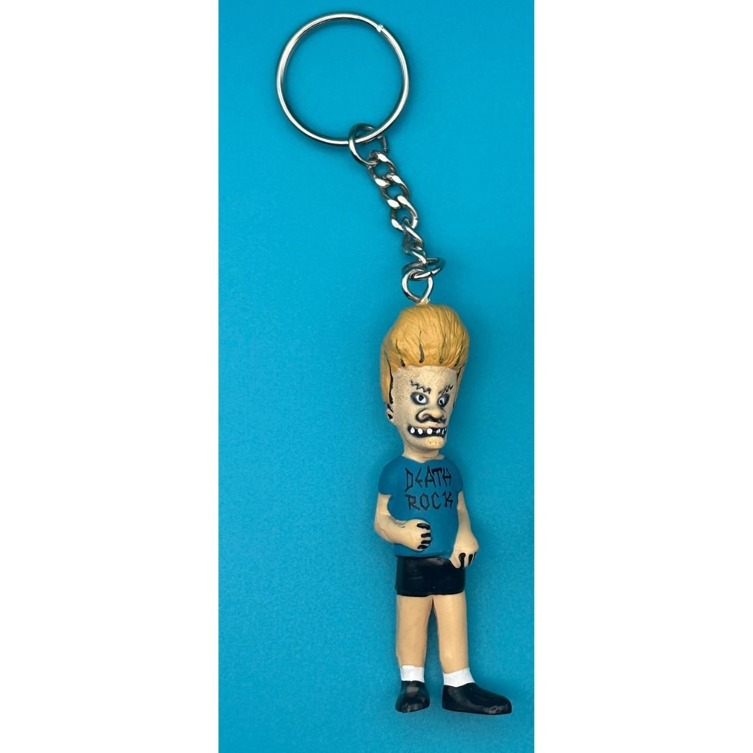 1990s  Beavis & Butthead MTV Viacom  s -  vintage keychain vintage charms for bag nostalgia vintage keychains y2k collectible - Bag Crap