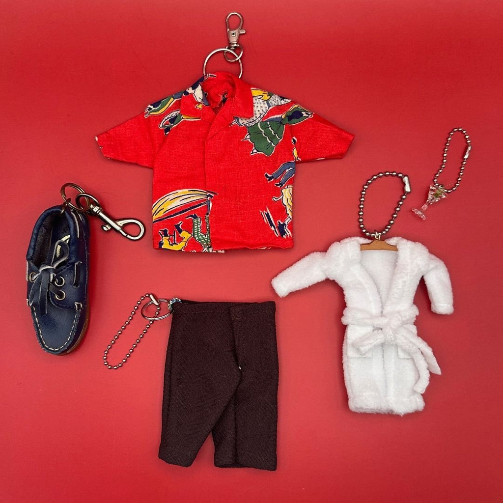Vintage Doll Clothes Bag Charms