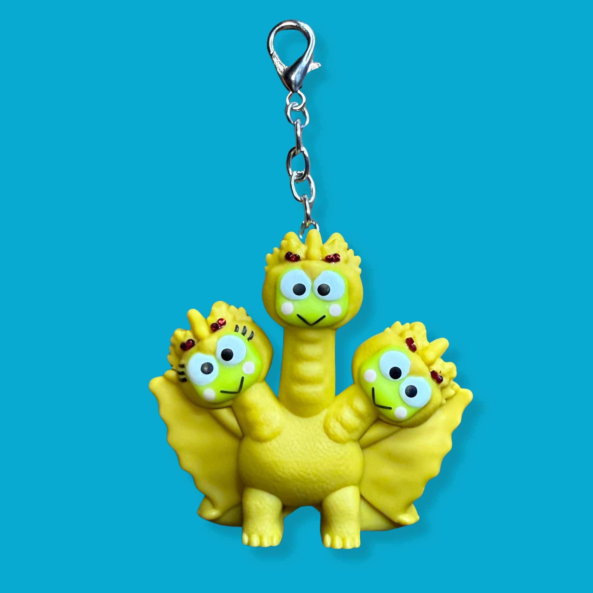 BEDAZZLED Keroppi Godzilla McDonald’s Happy Meal - hello kitty sanrio japan kawaii rare vintage keychain vintage charms for bag nostalgia vintage keychains y2k collectible - Bag Crap