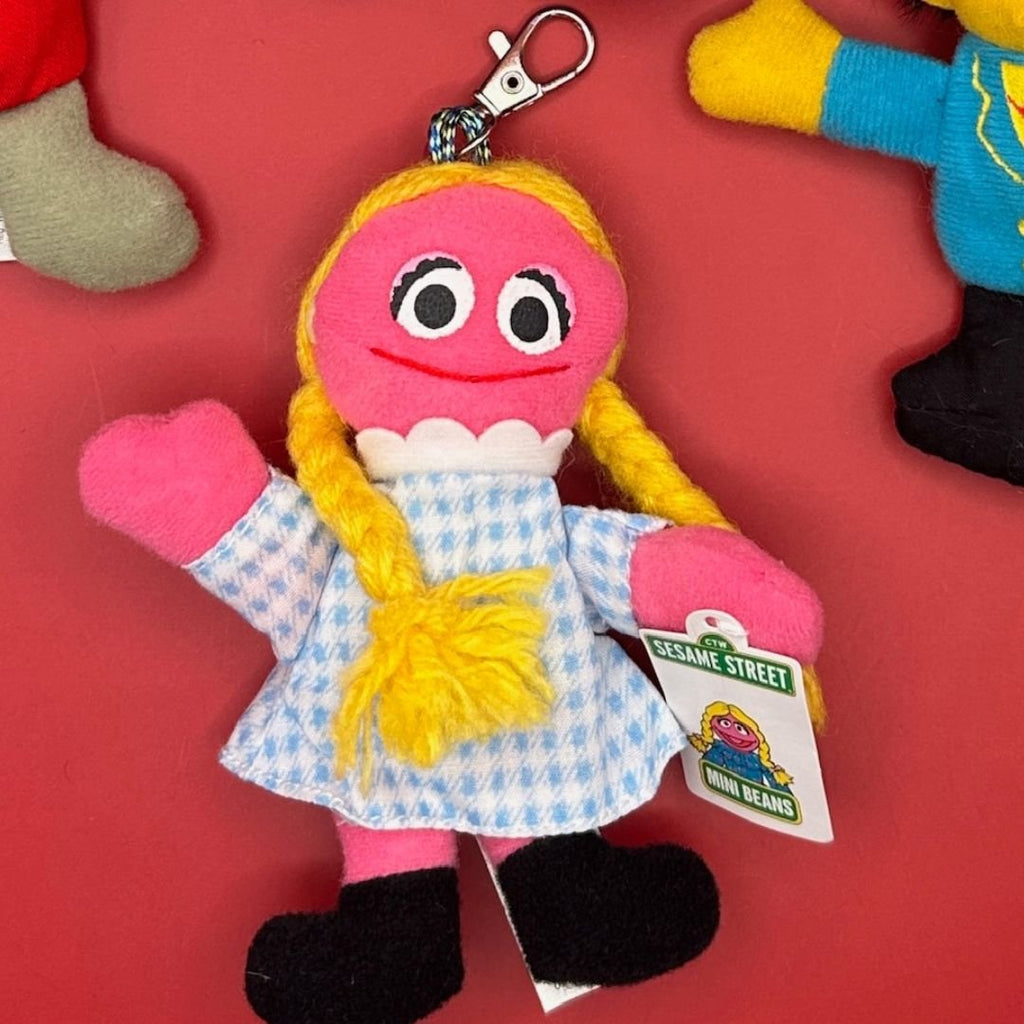 Vintage 1999 Sesame Street Kellogg's Crafted Plush Bag Charms