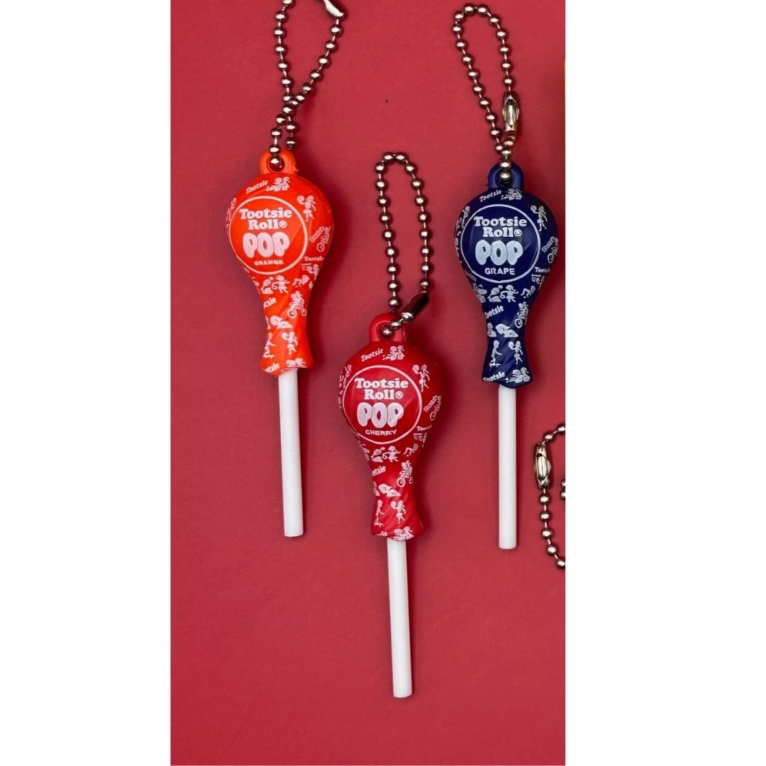 Tootsie Roll & Tootsie Pop Candy  s -  vintage keychain vintage charms for bag nostalgia vintage keychains y2k collectible - Bag Crap