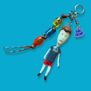 Glow in the Dark Beavis or Butt-Head   Set - vintage bag charm packs nostalgia vintage y2k vintage keychain vintage charms for bag nostalgia vintage keychains y2k collectible - Bag Crap