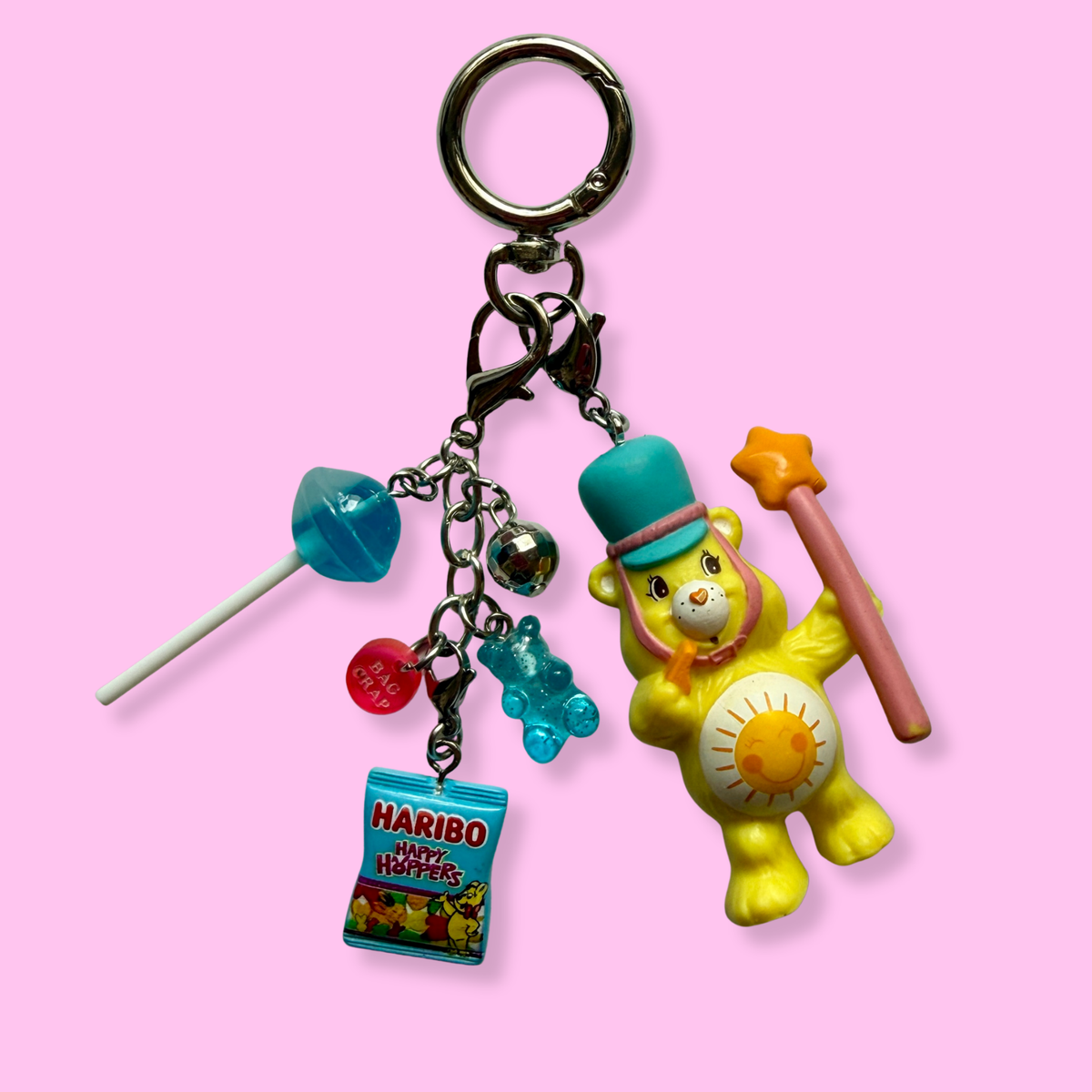 1:1  Candy   Pack: Care Bear - vintage bag charm packs nostalgia vintage y2k vintage keychain vintage charms for bag nostalgia vintage keychains y2k collectible - Bag Crap