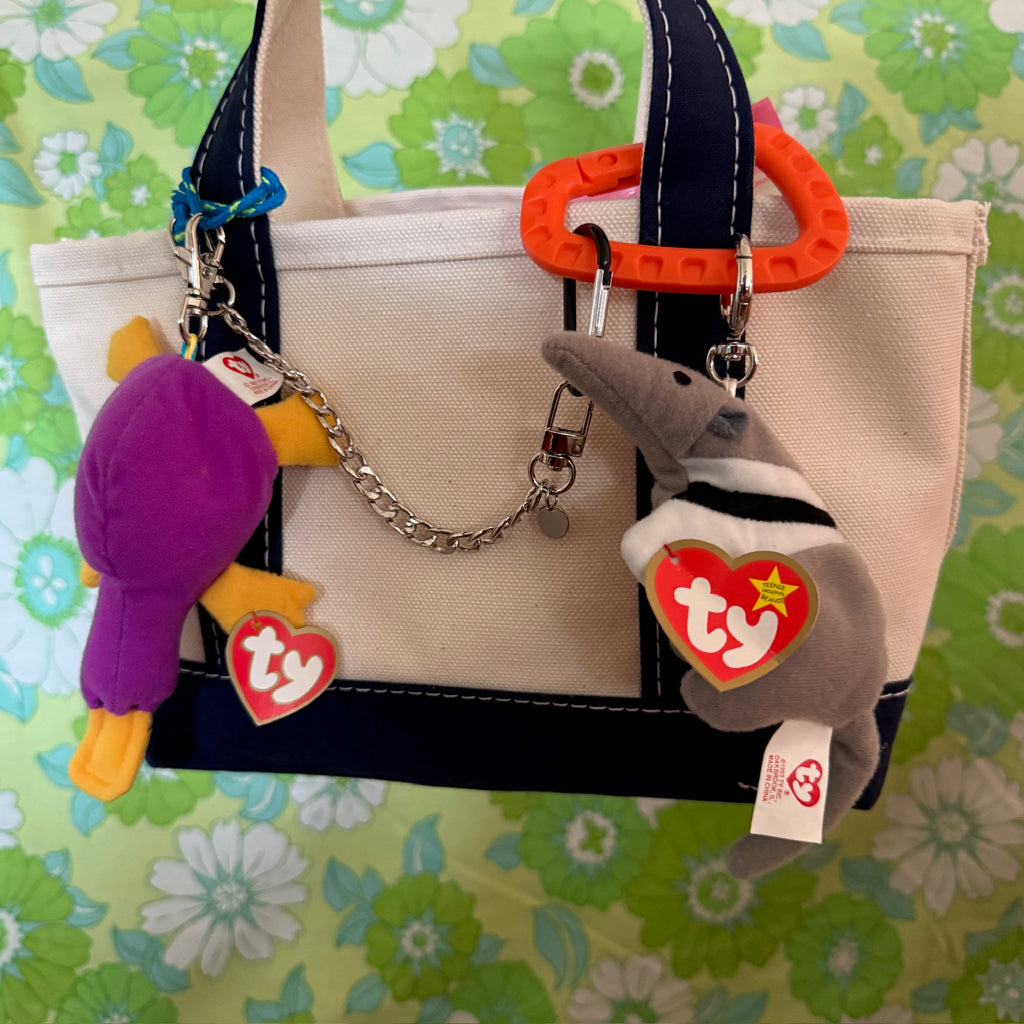 Vintage Teenie Beanie Baby 'Antsy' the Ant Eater Bag Charm