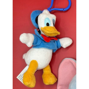 Bag Crap - Vintage Y2k Disney Parks Dumbo, Mickey Mouse, & Donald Duck Plush Bag Charms