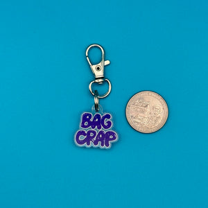 Crap Signature 1” Mini Tag - vintage bag charm packs nostalgia vintage y2k vintage keychain vintage charms for bag nostalgia vintage keychains y2k collectible - Bag Crap