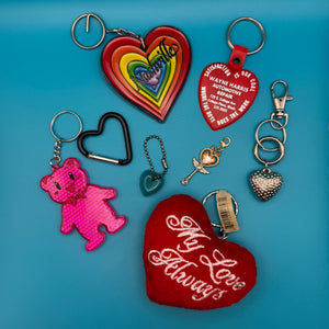 Blind Box: 8 Pc Valentine's Theme -  vintage keychain vintage charms for bag nostalgia vintage keychains y2k collectible - Bag Crap