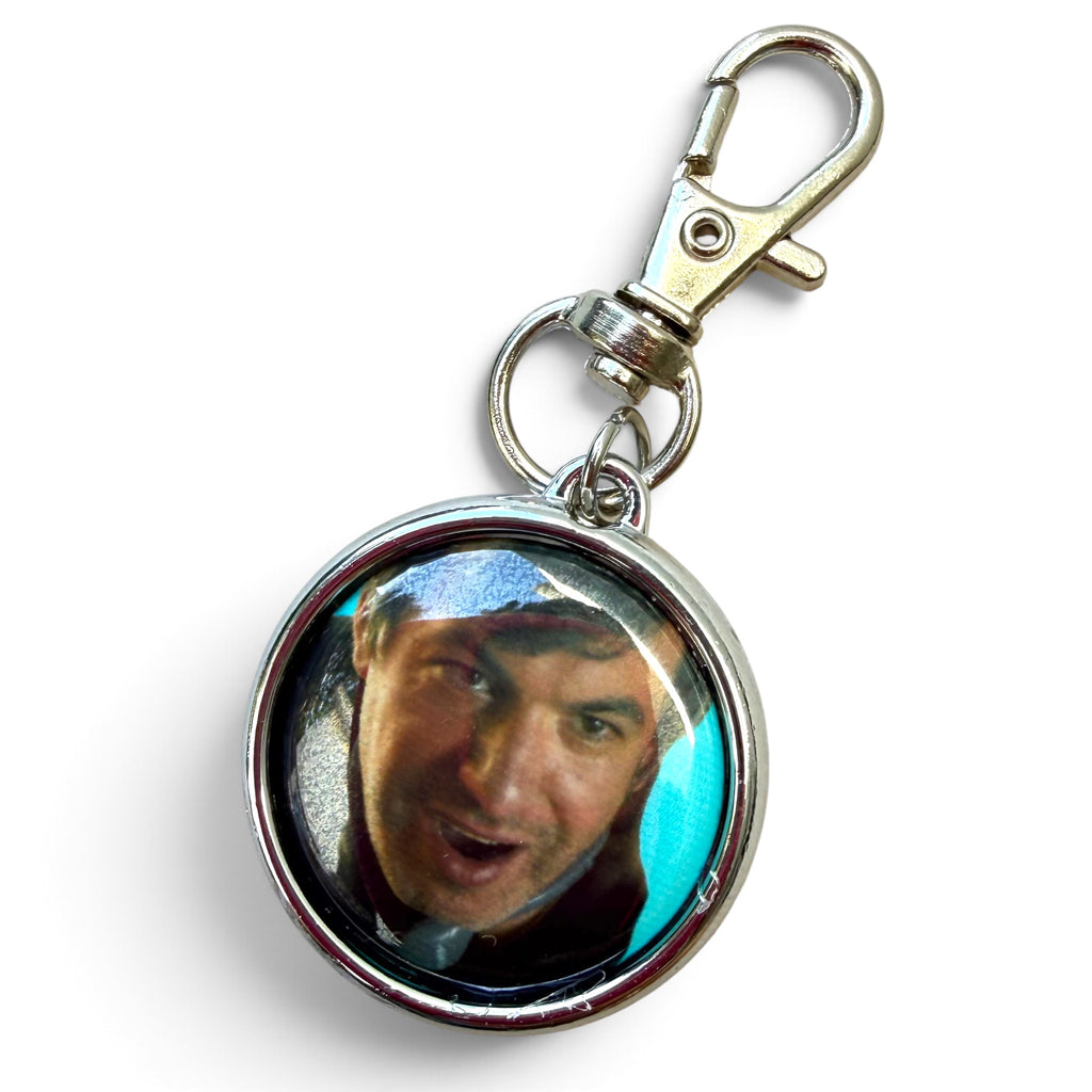 You Can See Everything Nathan Fielder & Elizabeth Holmes Keychain