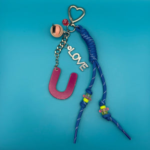 One-of-One  'EYE LOVE U'    Pack - vintage bag charm packs nostalgia vintage y2k vintage keychain vintage charms for bag nostalgia vintage keychains y2k collectible - Bag Crap