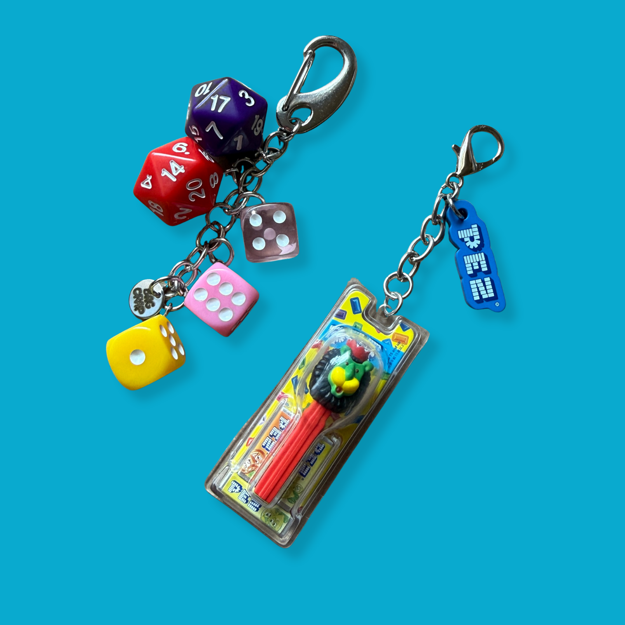 Mini Lion PEZ Candy   Pack -  vintage keychain vintage charms for bag nostalgia vintage keychains y2k collectible - Bag Crap
