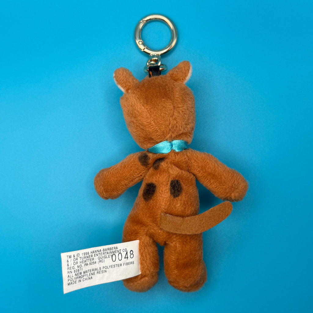 Vintage 90s Scooby Doo Plush Bag Charm Keychain