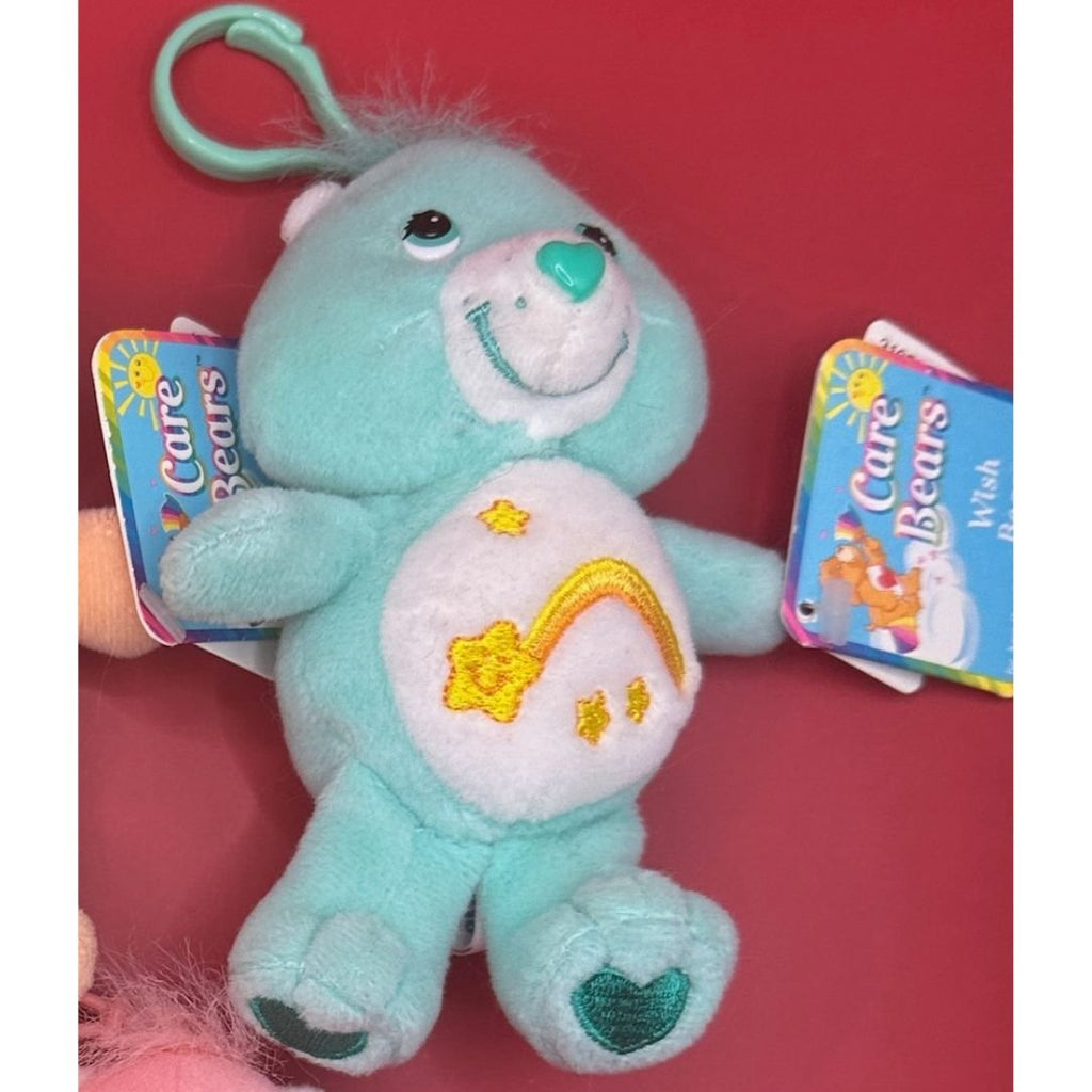 Care Bear Vintage Deadstock Y2k 2002/2003 Plush Bag Charms With Tags