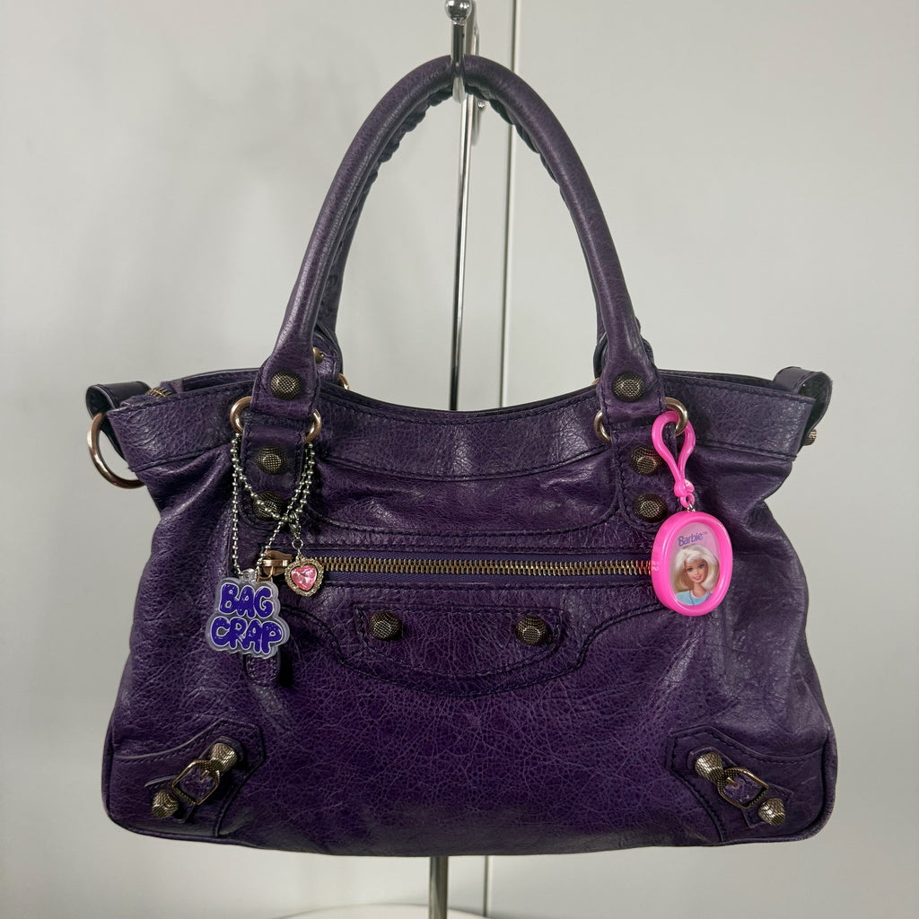 Vintage 90s Plastic Barbie Heart Bag Charms