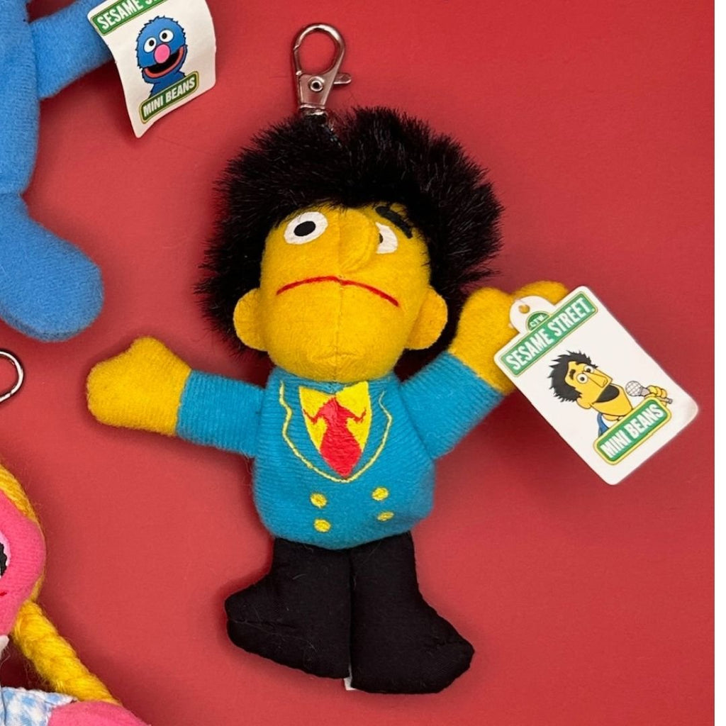 Vintage 1999 Sesame Street Kellogg's Crafted Plush Bag Charms