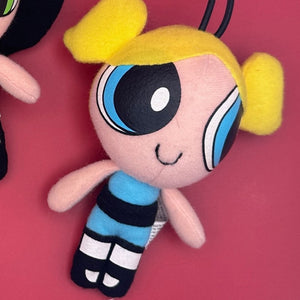 Bag Crap - The Powerpuff Girls Vintage 1999 Plush Bag Charms Pristine Condition