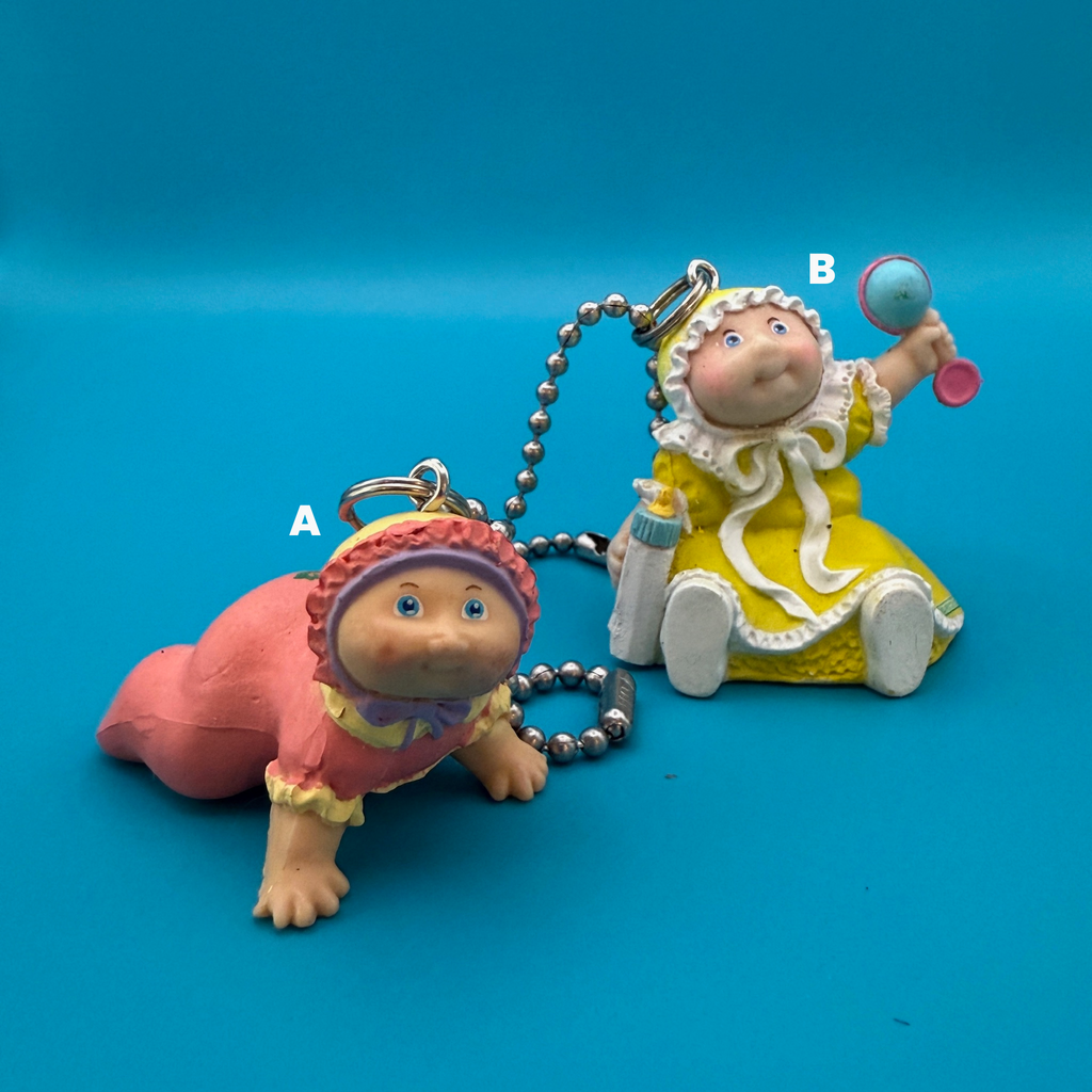 Vintage 1980s Cabbage Patch Kids Baby Bag Charms