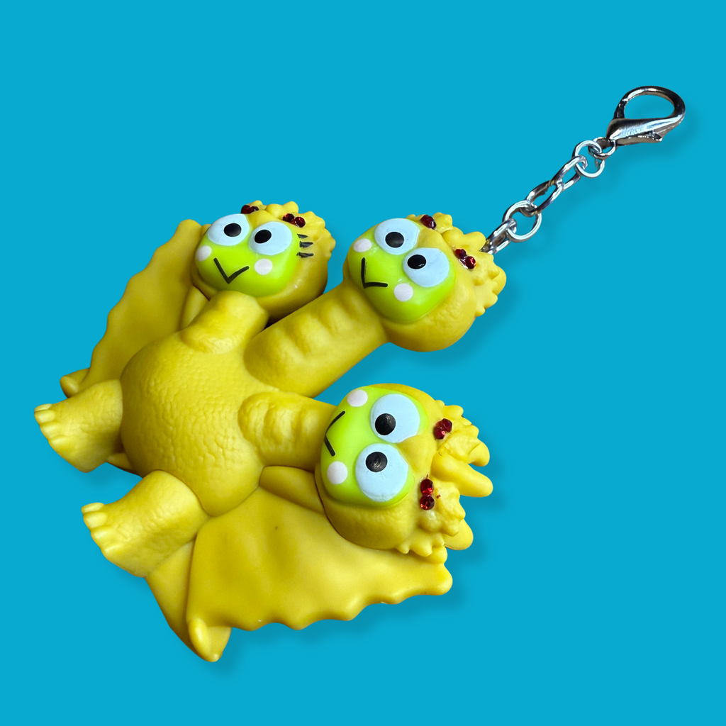 BEDAZZLED Keroppi Godzilla McDonald’s Happy Meal Charm