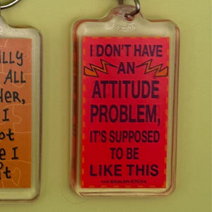 90's Y2k Comedy Quote s: Drop 2 -  vintage keychain vintage charms for bag nostalgia vintage keychains y2k collectible - Bag Crap