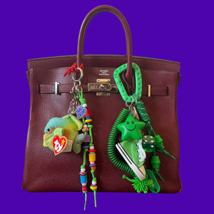 Retro Monochromatic Green   Pack - vintage bag charm packs nostalgia vintage y2k vintage keychain vintage charms for bag nostalgia vintage keychains y2k collectible - Bag Crap