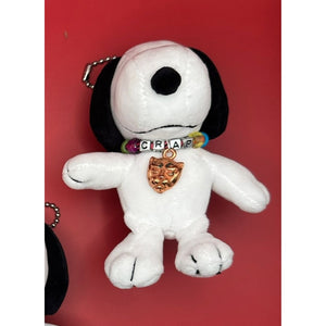 Bag Crap - Vintage Beaded Snoopy Plush Bag Charm