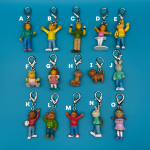 RARE  ‘90s Arthur PBS Character Mini  s -  vintage keychain vintage charms for bag nostalgia vintage keychains y2k collectible - Bag Crap