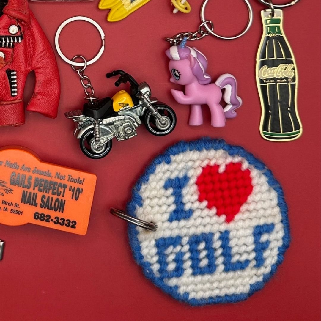 1980s-   s &  s: Drop 46 -  vintage keychain vintage charms for bag nostalgia vintage keychains y2k collectible - Bag Crap