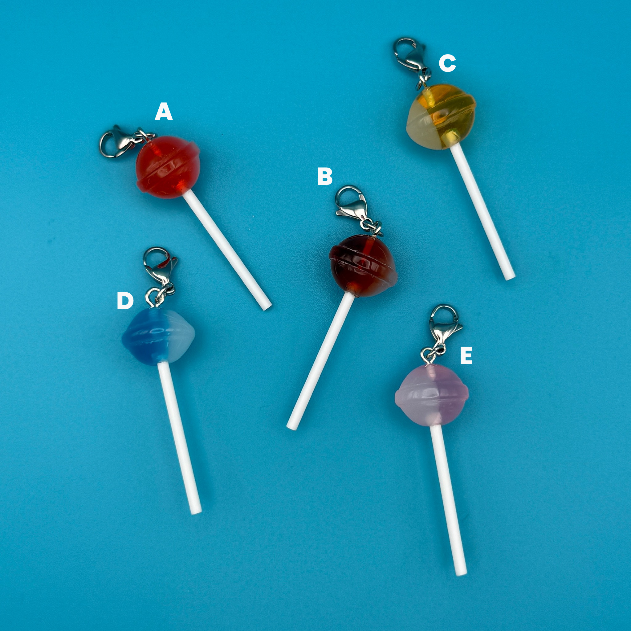 Mini Lollipop Candy  s -  vintage keychain vintage charms for bag nostalgia vintage keychains y2k collectible - Bag Crap