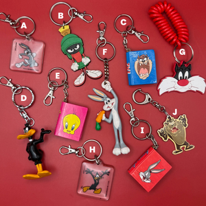 1980s-1990s Looney Tunes  s -  vintage keychain vintage charms for bag nostalgia vintage keychains y2k collectible - Bag Crap