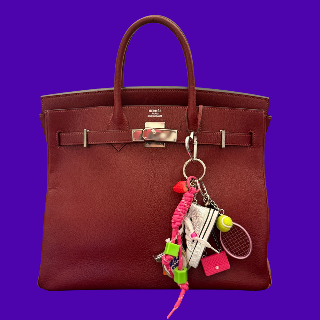 Pink Designer Purse & Tennis Bag Charm Pack