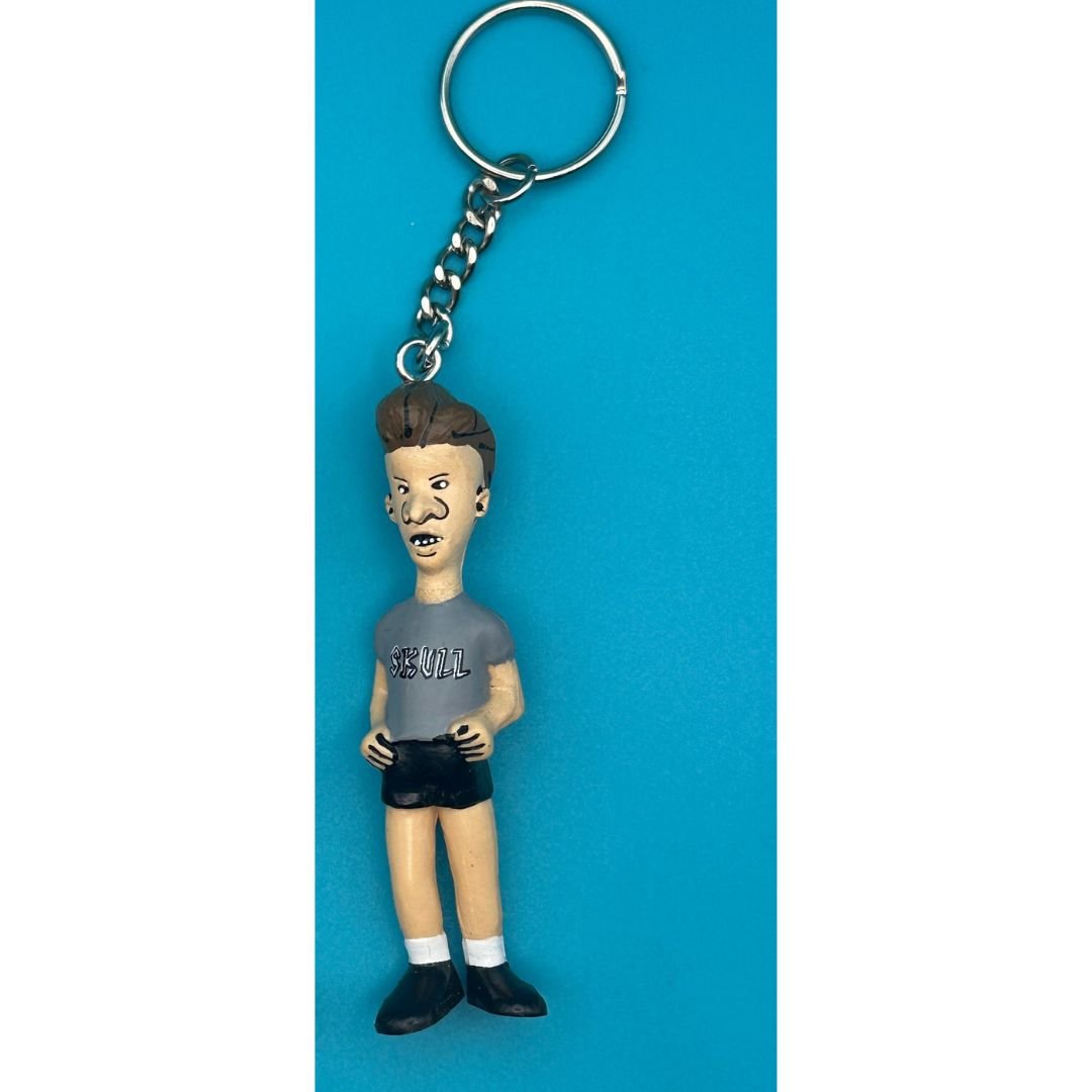 1990s  Beavis & Butthead MTV Viacom  s -  vintage keychain vintage charms for bag nostalgia vintage keychains y2k collectible - Bag Crap