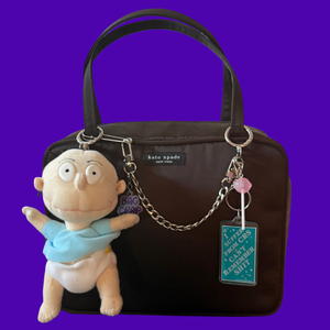 5'  90s Tommy Pickles Rugrats Plush -  vintage keychain vintage charms for bag nostalgia vintage keychains y2k collectible - Bag Crap