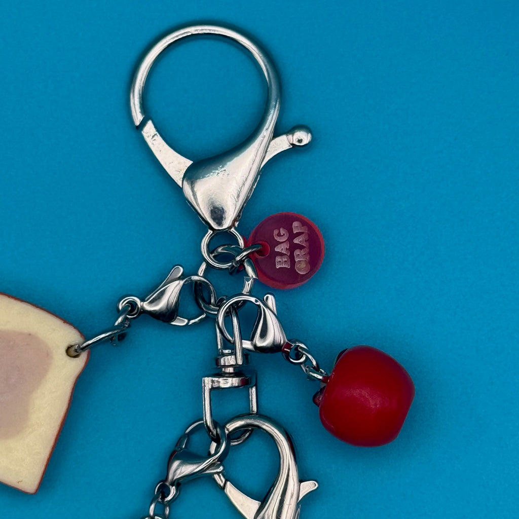 1:1 VTG Barbie Lunch Box Mini Bag Charm Set