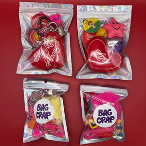 Blind Box: 8 Pc Valentine's Theme -  vintage keychain vintage charms for bag nostalgia vintage keychains y2k collectible - Bag Crap