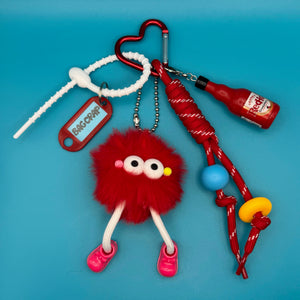Mini Red Hot Sauce   Pack - vintage bag charm packs nostalgia vintage y2k vintage keychain vintage charms for bag nostalgia vintage keychains y2k collectible - Bag Crap