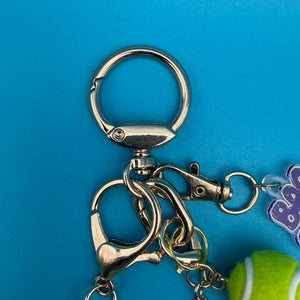 Tennis Barbie   Pack: Silver or Gold - vintage bag charm packs nostalgia vintage y2k vintage keychain vintage charms for bag nostalgia vintage keychains y2k collectible - Bag Crap