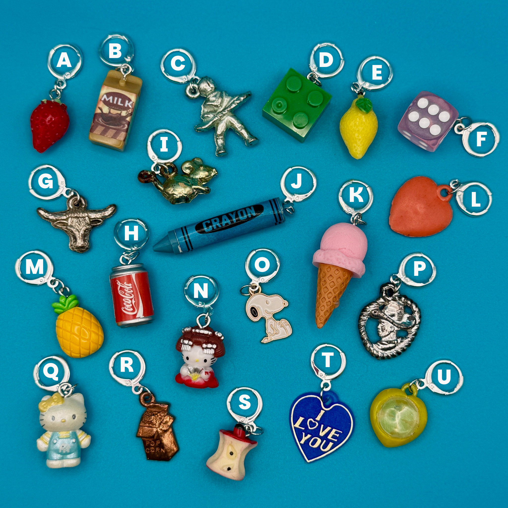 Sterling Silver Plated  Trinket Mini s: Drop VIII - snoopy rar peanuts vintage keychain vintage charms for bag nostalgia vintage keychains y2k collectible - Bag Crap