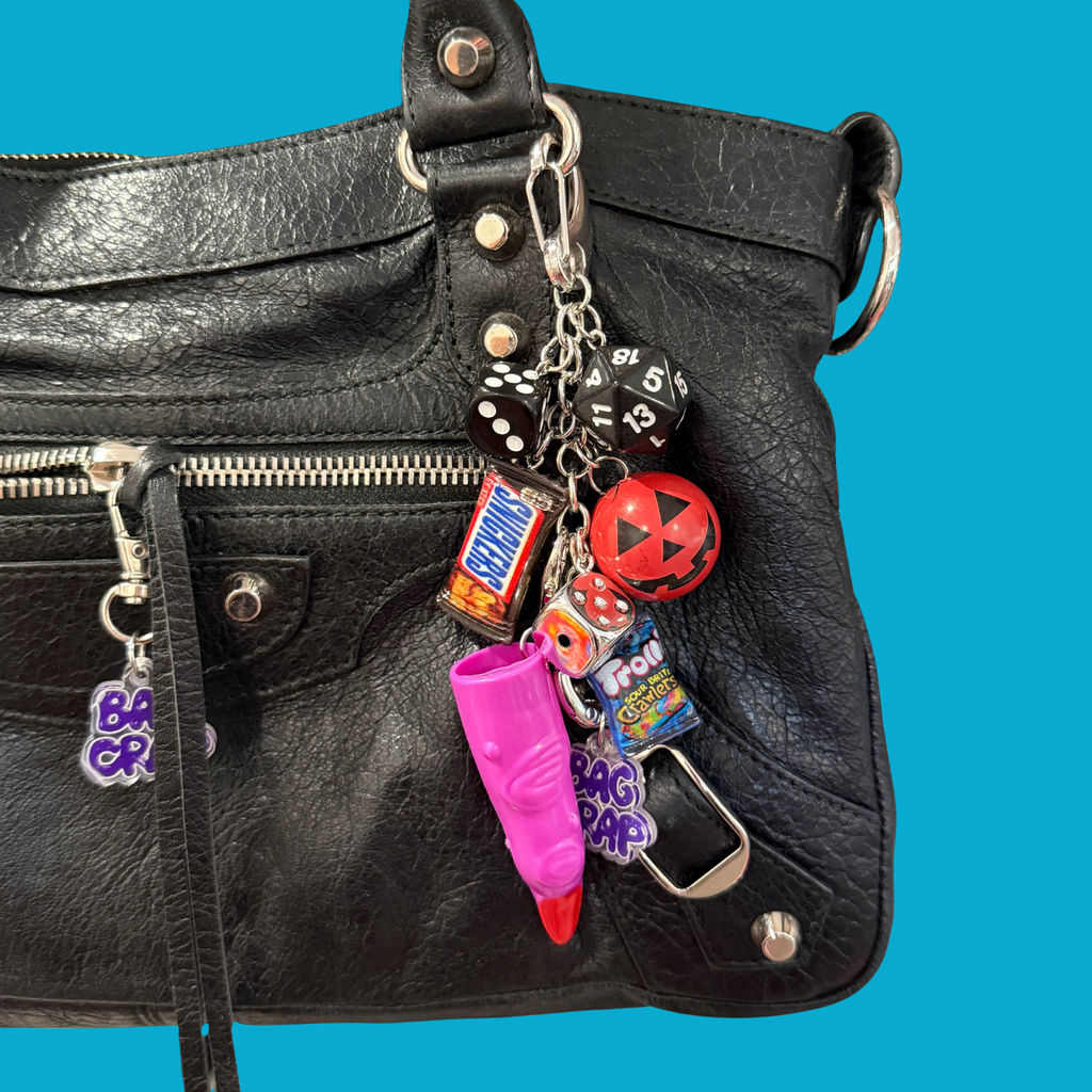 Halloween Jack-O-Lantern Candy Bag Charm Chain