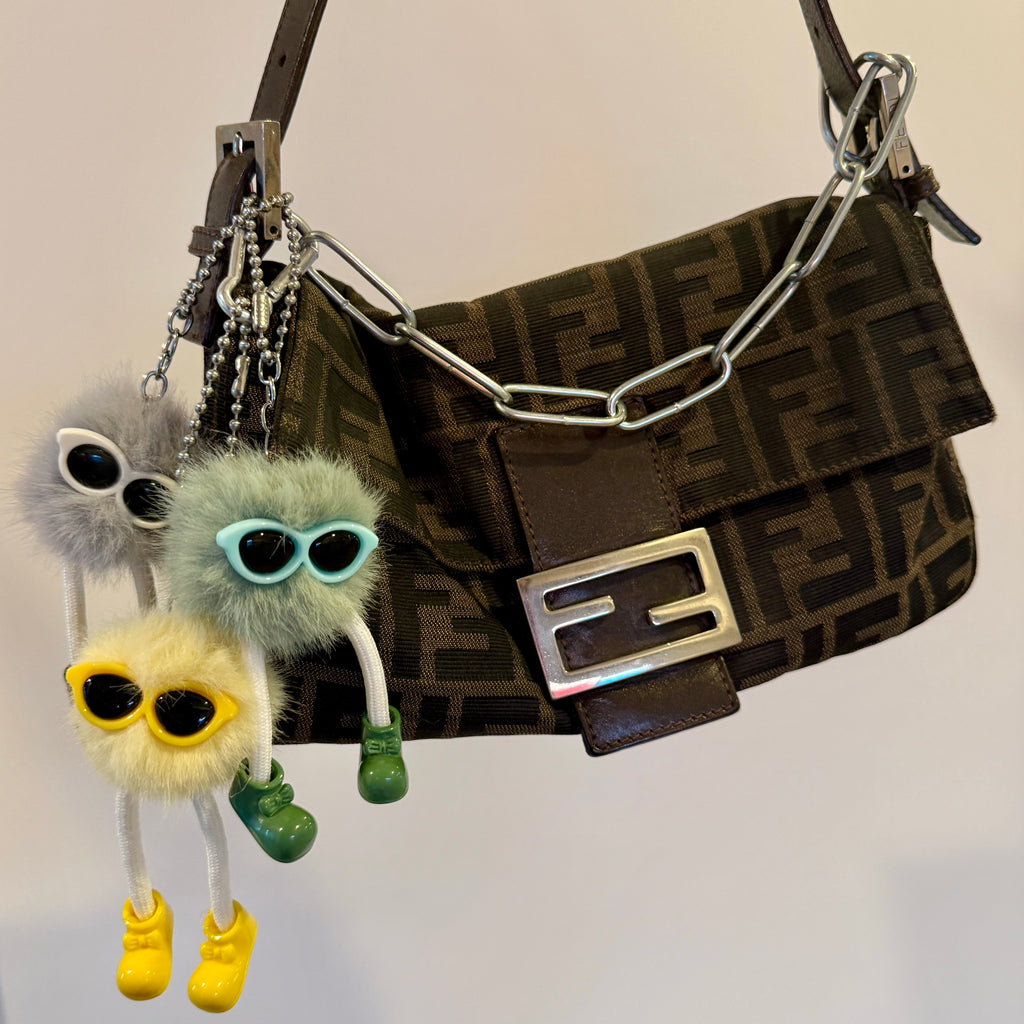 Furry Walking Weirdo Pom Pom Bag Charms