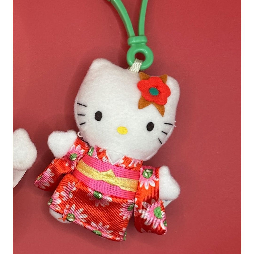 Vintage Y2k Hello Kitty Happy Meal Toy Plush Bag Charms