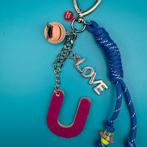 One-of-One  'EYE LOVE U'    Pack - vintage bag charm packs nostalgia vintage y2k vintage keychain vintage charms for bag nostalgia vintage keychains y2k collectible - Bag Crap