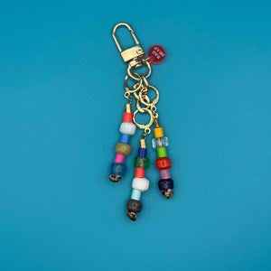 Glass Beaded Trinket   Set - vintage bag charm packs nostalgia vintage y2k vintage keychain vintage charms for bag nostalgia vintage keychains y2k collectible - Bag Crap