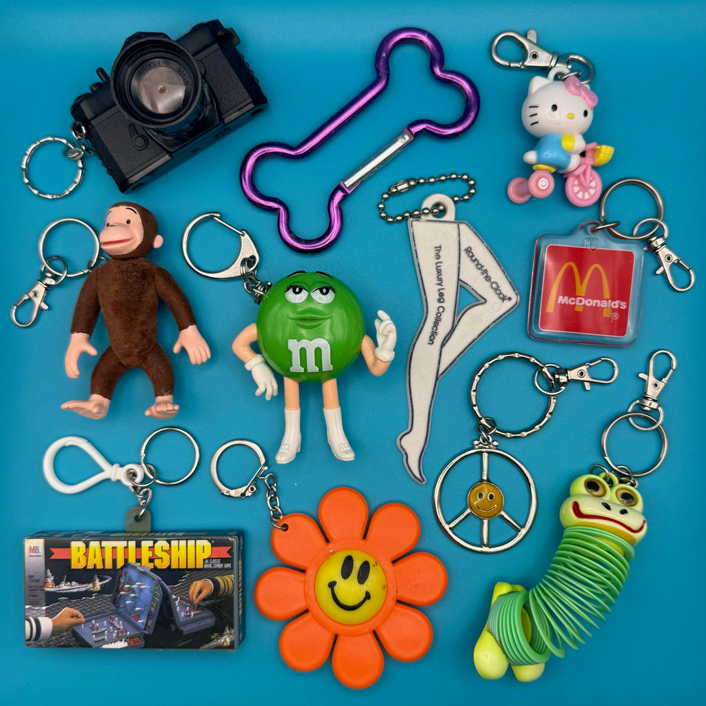 1970s-Y2K Vintage Nostalgic Keychains & Bag Charms: You Pick