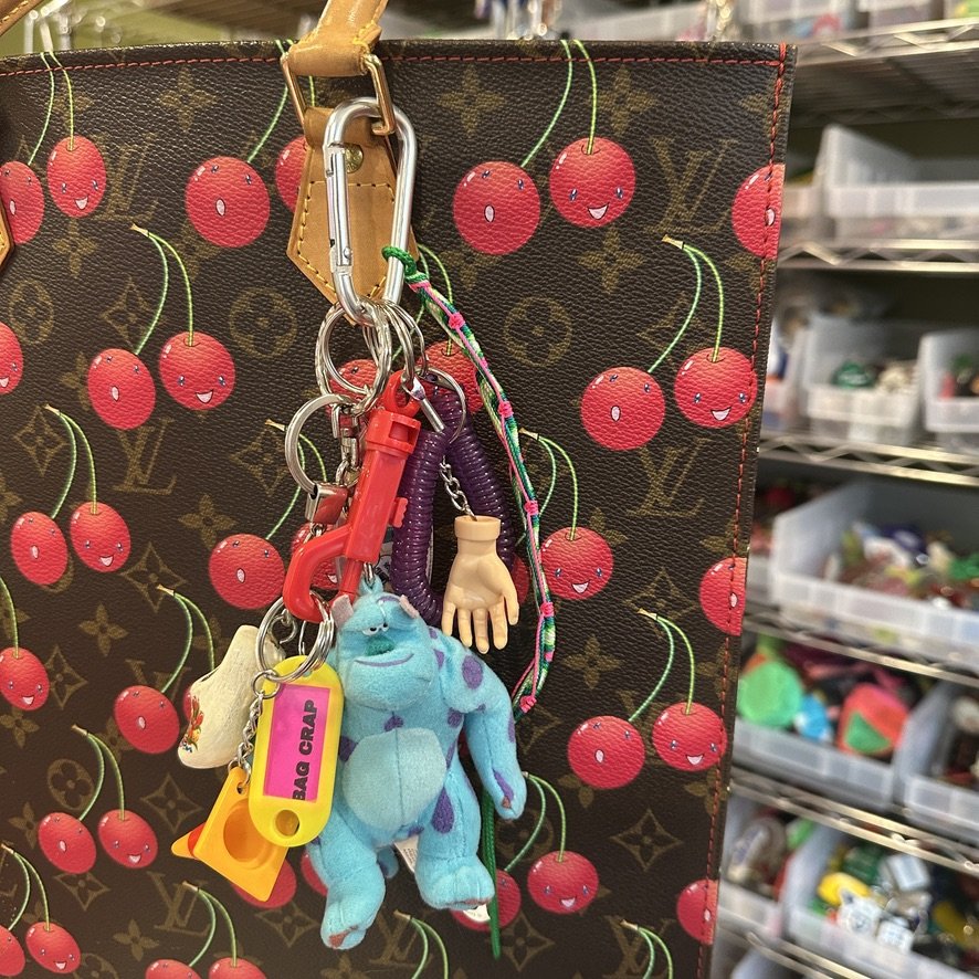 Monsters Inc Surfboard Holland Clog    &  Pack -  vintage keychain vintage charms for bag nostalgia vintage keychains y2k collectible - Bag Crap