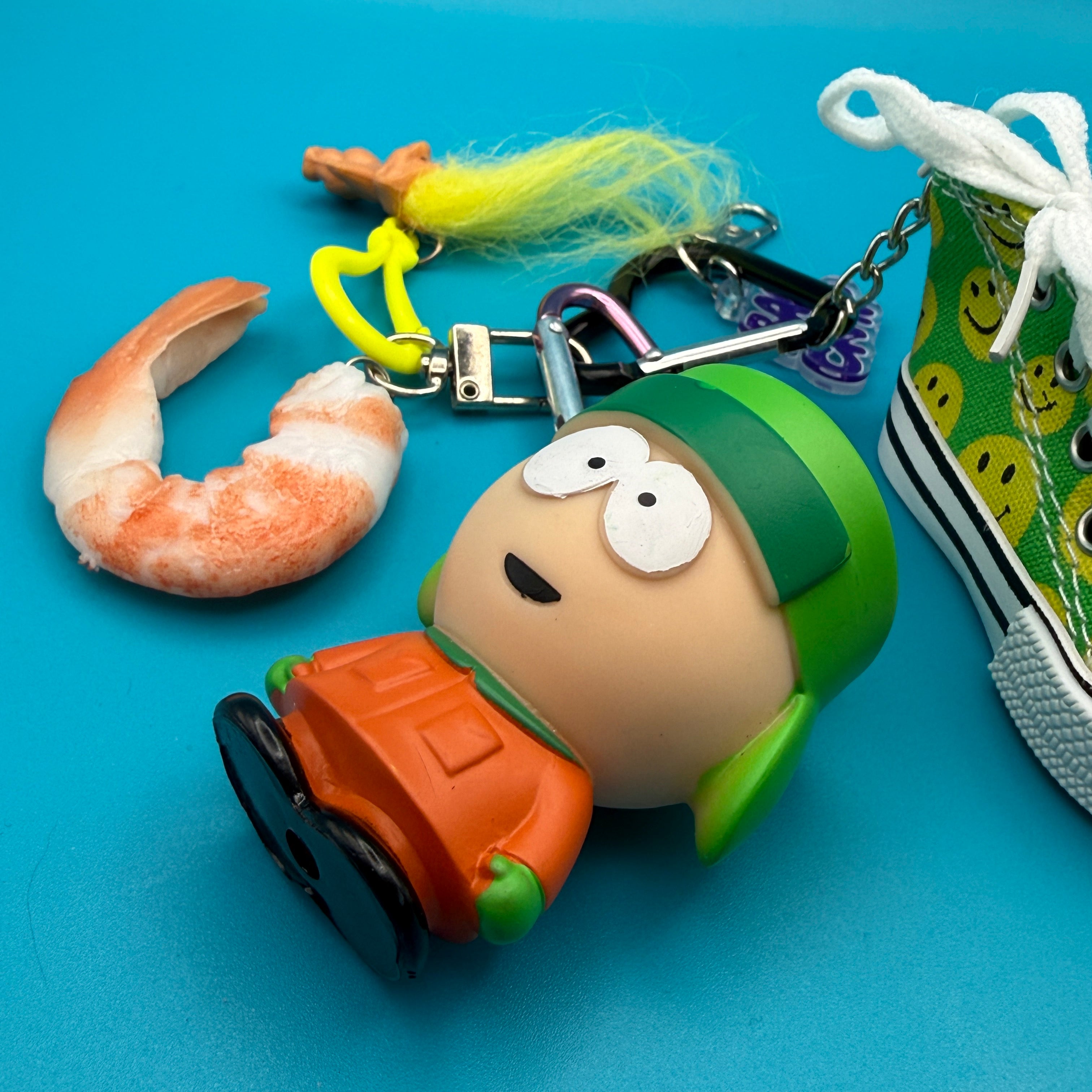 South Park Shrimp   Pack - vintage bag charm packs nostalgia vintage y2k vintage keychain vintage charms for bag nostalgia vintage keychains y2k collectible - Bag Crap