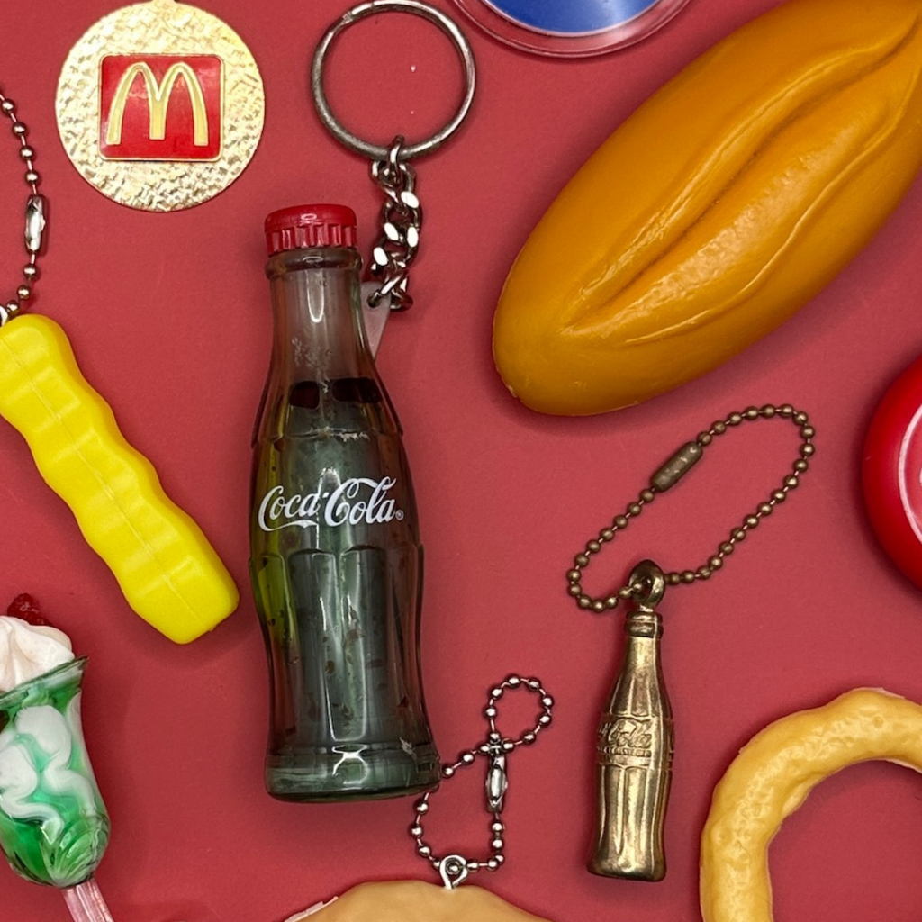 Fast Food & Drink Bag Charms And Vintage Keychains