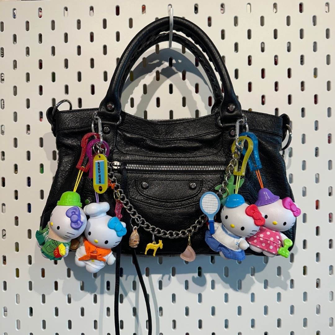 Hello Kitty Happy Meal Plastic Toy  s - hello kitty sanrio japan kawaii rare vintage keychain vintage charms for bag nostalgia vintage keychains y2k collectible - Bag Crap